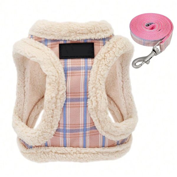 winter-plush-dog-harness-and-leash-set